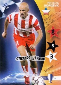 Figurina Predrag Djordjevic - UEFA Champions League 2006-2007. Trading Cards Game - Panini