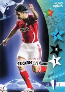 Sticker Nuno Gomes - UEFA Champions League 2006-2007. Trading Cards Game n. 144 - Panini