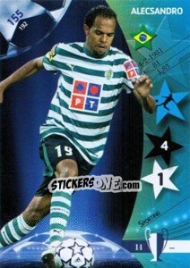 Sticker Alecsandro - UEFA Champions League 2006-2007. Trading Cards Game n. 155 - Panini