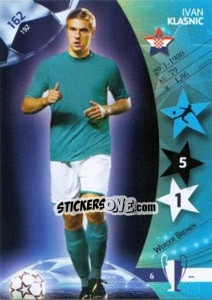 Sticker Ivan Klasnic - UEFA Champions League 2006-2007. Trading Cards Game n. 162 - Panini
