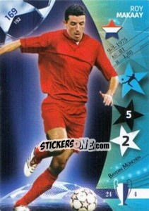 Sticker Roy Makaay - UEFA Champions League 2006-2007. Trading Cards Game n. 169 - Panini