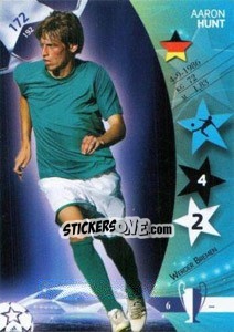 Sticker Aaron Hunt - UEFA Champions League 2006-2007. Trading Cards Game n. 172 - Panini