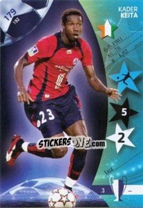 Sticker Kader Keita - UEFA Champions League 2006-2007. Trading Cards Game - Panini