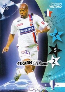 Sticker Sylvain Wiltord - UEFA Champions League 2006-2007. Trading Cards Game n. 184 - Panini