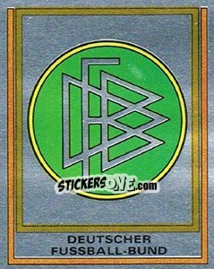 Sticker DFB Emblem - German Football Bundesliga 1981-1982 n. 1 - Panini