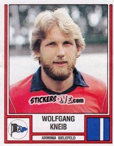 Sticker Wolfgang Kneib - German Football Bundesliga 1981-1982 n. 5 - Panini
