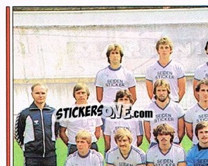 Sticker Mannschaft (1) - German Football Bundesliga 1981-1982 n. 6 - Panini