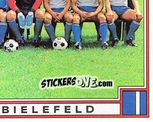 Sticker Mannschaft (4) - German Football Bundesliga 1981-1982 - Panini