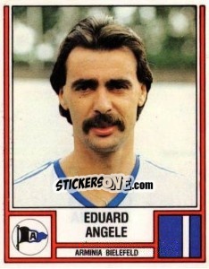 Cromo Eduard Angele - German Football Bundesliga 1981-1982 - Panini