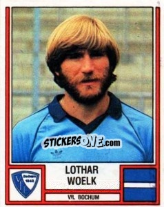 Cromo Lothard Woelk - German Football Bundesliga 1981-1982 n. 31 - Panini
