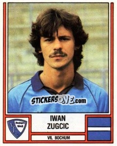 Sticker Iwan Zugcic - German Football Bundesliga 1981-1982 n. 39 - Panini