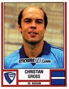 Sticker Christian Gross - German Football Bundesliga 1981-1982 n. 41 - Panini