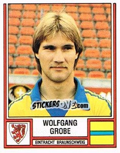 Sticker Wolfgang Grobe - German Football Bundesliga 1981-1982 n. 48 - Panini
