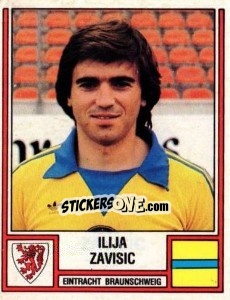 Cromo Ilija Zavisic - German Football Bundesliga 1981-1982 - Panini