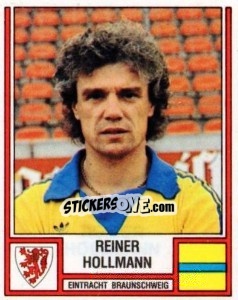 Sticker Reiner Hollmann - German Football Bundesliga 1981-1982 n. 59 - Panini
