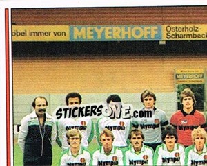 Sticker Mannschaft (1) - German Football Bundesliga 1981-1982 n. 63 - Panini