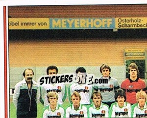 Cromo Mannschaft (1) - German Football Bundesliga 1981-1982 - Panini