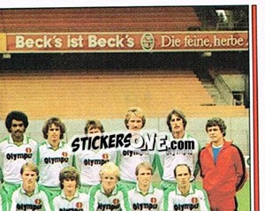 Cromo Mannschaft (2) - German Football Bundesliga 1981-1982 - Panini