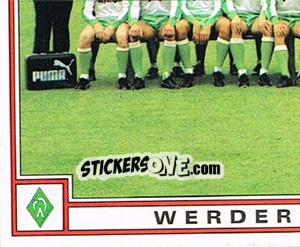 Sticker Mannschaft (3) - German Football Bundesliga 1981-1982 - Panini