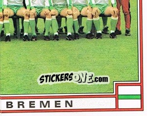 Cromo Mannschaft (4) - German Football Bundesliga 1981-1982 - Panini