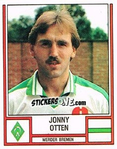 Sticker Jonny Otten - German Football Bundesliga 1981-1982 - Panini