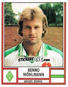 Cromo Benno Mühlmann - German Football Bundesliga 1981-1982 n. 71 - Panini