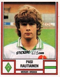 Cromo Pasi Rautiainen - German Football Bundesliga 1981-1982 - Panini