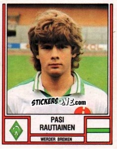 Sticker Pasi Rautiainen - German Football Bundesliga 1981-1982 n. 78 - Panini