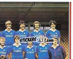 Sticker Mannschaft (2) - German Football Bundesliga 1981-1982 n. 83 - Panini