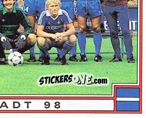 Sticker Mannschaft (4) - German Football Bundesliga 1981-1982 - Panini