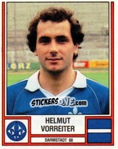 Sticker Helmut Vorreiter - German Football Bundesliga 1981-1982 n. 93 - Panini