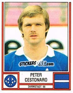 Cromo Peter Cestonaro - German Football Bundesliga 1981-1982 - Panini