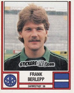Sticker Frank Berlepp - German Football Bundesliga 1981-1982 n. 96 - Panini