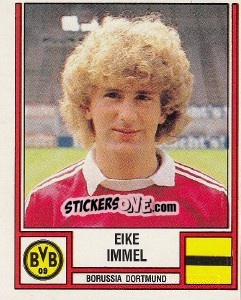 Sticker Eike Immel - German Football Bundesliga 1981-1982 n. 100 - Panini