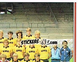 Cromo Mannschaft (2) - German Football Bundesliga 1981-1982 - Panini