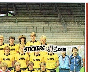 Sticker Mannschaft (2) - German Football Bundesliga 1981-1982 n. 102 - Panini