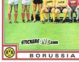 Sticker Mannschaft (3) - German Football Bundesliga 1981-1982 - Panini