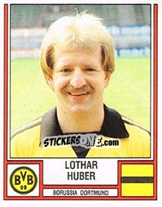 Figurina Lothar Huber - German Football Bundesliga 1981-1982 - Panini