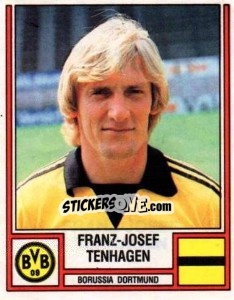 Sticker Franz-Josef Tenhagen - German Football Bundesliga 1981-1982 n. 110 - Panini