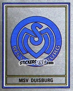 Sticker Wappen - German Football Bundesliga 1981-1982 - Panini