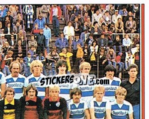 Sticker Mannschaft (2) - German Football Bundesliga 1981-1982 n. 121 - Panini