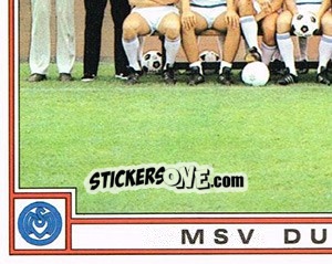 Sticker Mannschaft (3) - German Football Bundesliga 1981-1982 n. 122 - Panini