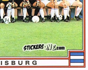 Sticker Mannschaft (4) - German Football Bundesliga 1981-1982 - Panini