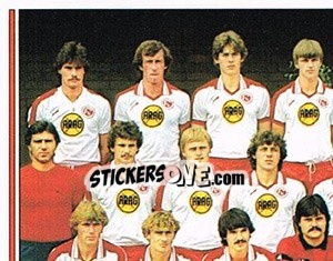 Sticker Mannschaft (1) - German Football Bundesliga 1981-1982 - Panini