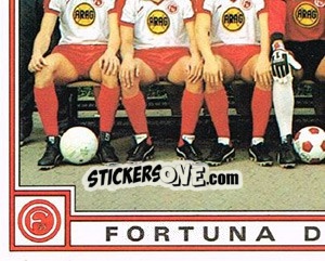 Sticker Mannschaft (3) - German Football Bundesliga 1981-1982 - Panini