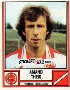 Sticker Amand Theis - German Football Bundesliga 1981-1982 n. 145 - Panini