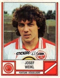 Sticker Josef Weikl - German Football Bundesliga 1981-1982 n. 147 - Panini