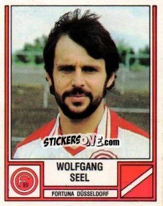 Sticker Wolfgang Seel - German Football Bundesliga 1981-1982 n. 152 - Panini
