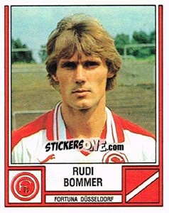 Sticker Rudi Bommer - German Football Bundesliga 1981-1982 - Panini