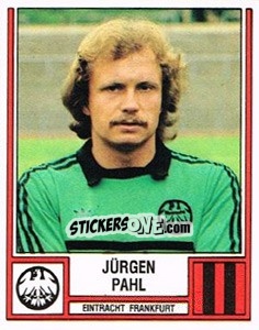 Sticker Jürgen Pahl - German Football Bundesliga 1981-1982 - Panini